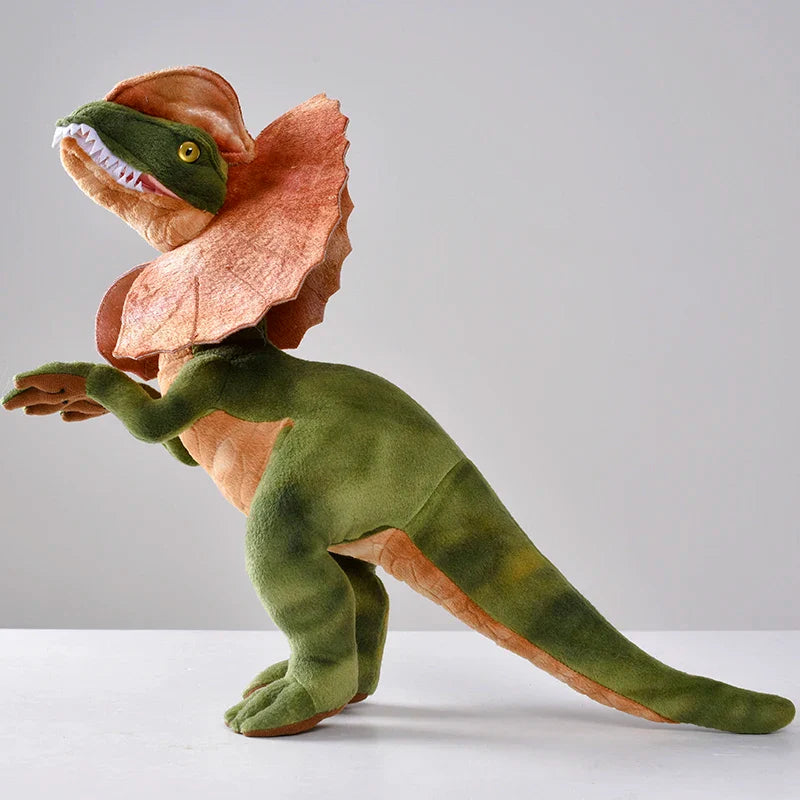 Dilophosaurus Plush Toy Double Crest Soft Dino Collectible Dinosaur B 50cm - Tophatter Daily Deals