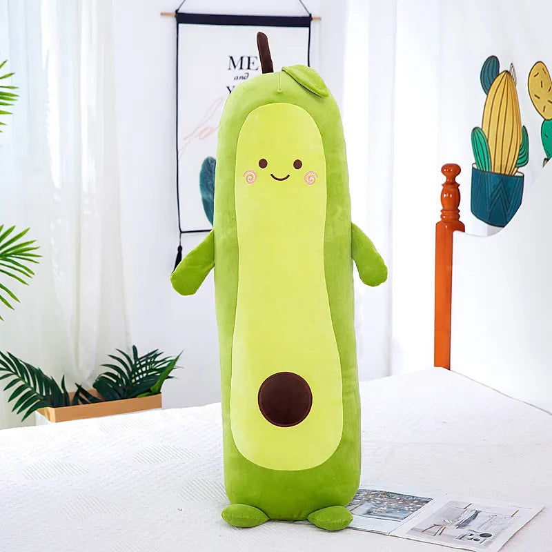 Squishy Avocado Long Plush Long Avocado Food - Tophatter Daily Deals
