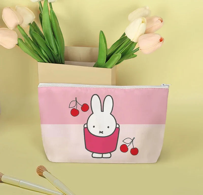 MIffy Makeup Bag Pink Animals - Tophatter Daily Deals