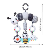 Baby Rattle Stroller Hanging Toy Newborn Sensory Toys - Tophatter Daily Deals