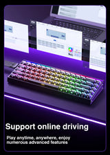 Mechanical Gaming Keyboard 68 Key RGB Compact Esports - Tophatter Daily Deals