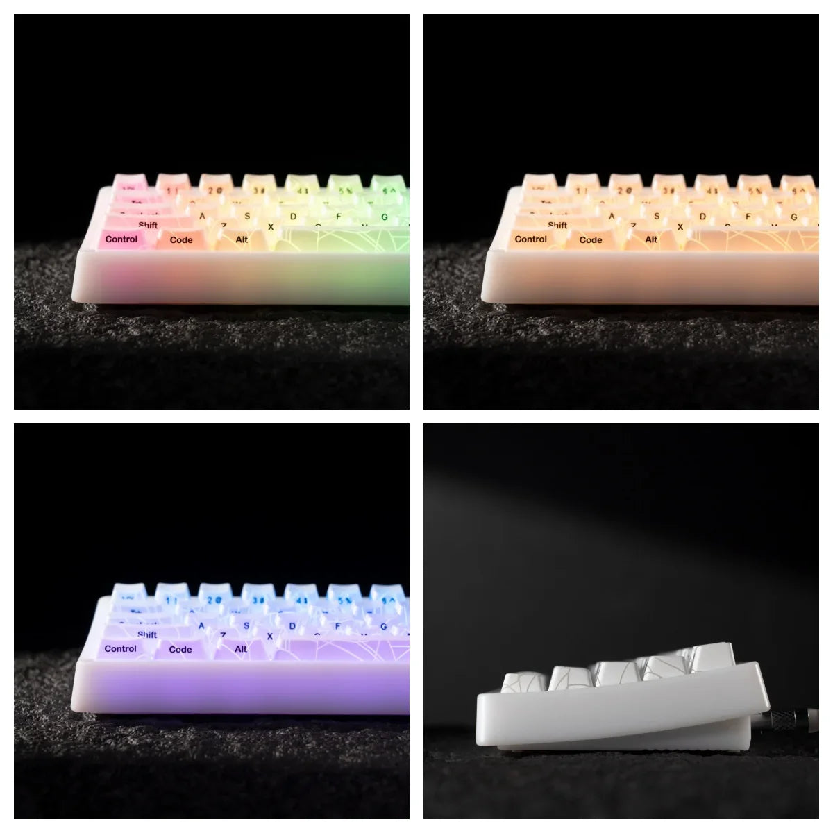 Mechanical Keyboard M67 67 Key Gasket Hot Swappable RGB - Tophatter Daily Deals