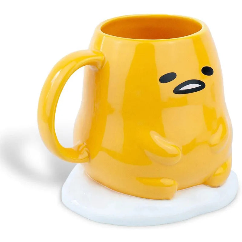 Sanrio Gudetama 400ml Mug Kawaii Ceramic Adorkable Coffee Tea Cup Food - Tophatter Daily Deals