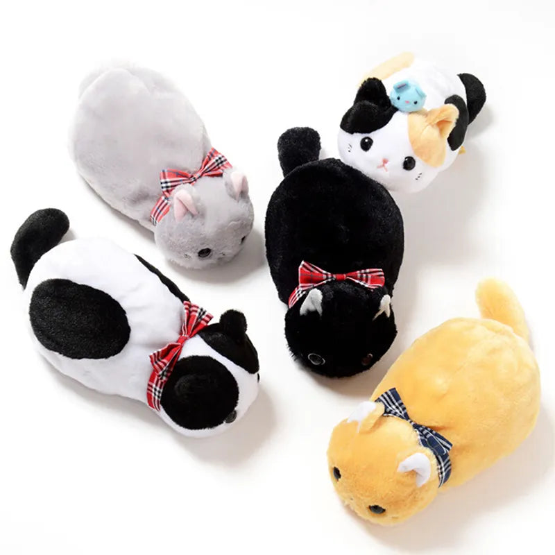 Pencil Case Kawaii Plush Cat Bags For Stationery Neko Animals - Tophatter Daily Deals