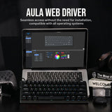 Mechanical 60 Percent Hot Swap Keyboard Aluminum RGB Hall - Tophatter Daily Deals