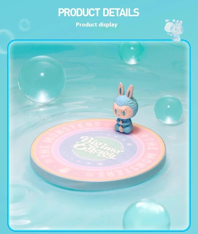 Genuine Labubu The Monsters Big Into Energy Series Wireless Charger Case Cover Key Chain Labubu Surprise Gift Peripheral Model Mythical - Tophatter Daily Deals