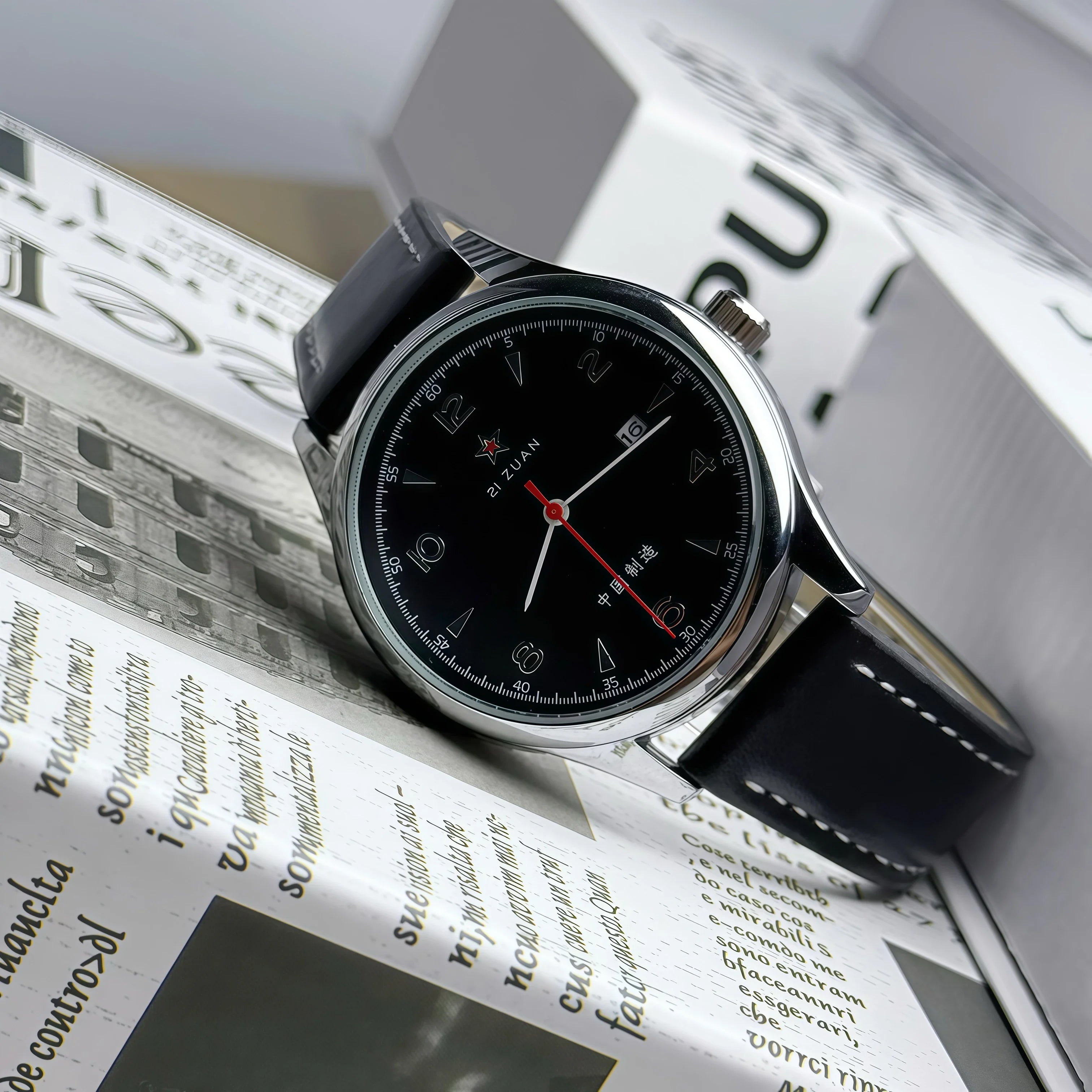 Pilot Watch 41mm Mesh Strap Stainless Steel Classic - Tophatter Daily Deals
