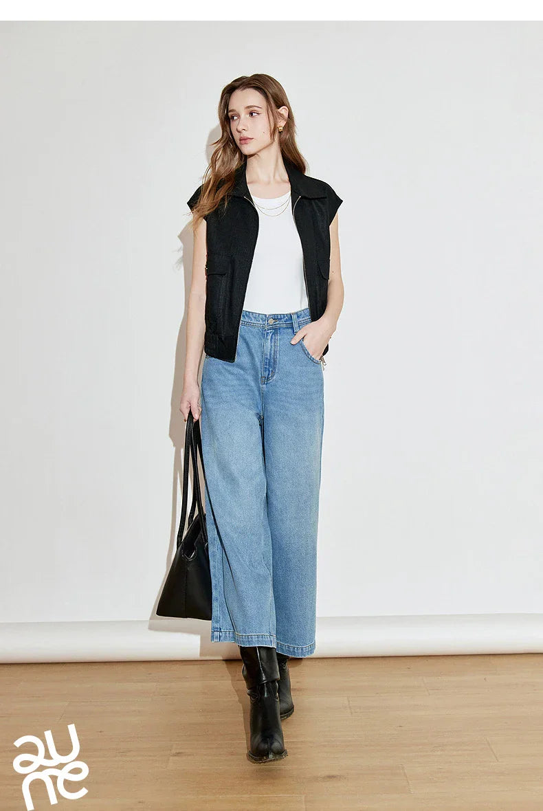 Lightweight Women's Sleeveless Jacket - Linen Cotton, Spring - Tophatter Daily Deals