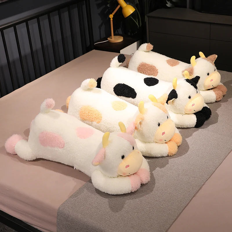 Milk Dairy Cow Plush Toy Stuffed Animal Cattle Animals - Tophatter Daily Deals