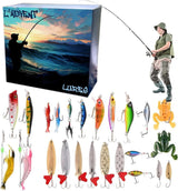 Fishing Advent Calendar 24-Day Christmas Countdown Kit - Tophatter Daily Deals