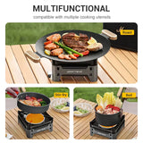 3600W Camping Infrared Gas Stove Grey Camp Cooking - Tophatter Daily Deals