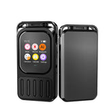 AI Voice Recorder Bluetooth Touchscreen 79H Battery 1200mAh Black - Tophatter Daily Deals