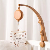 Wooden Felt Animal Crib Mobile With Soothing Calming Music - Tophatter Daily Deals