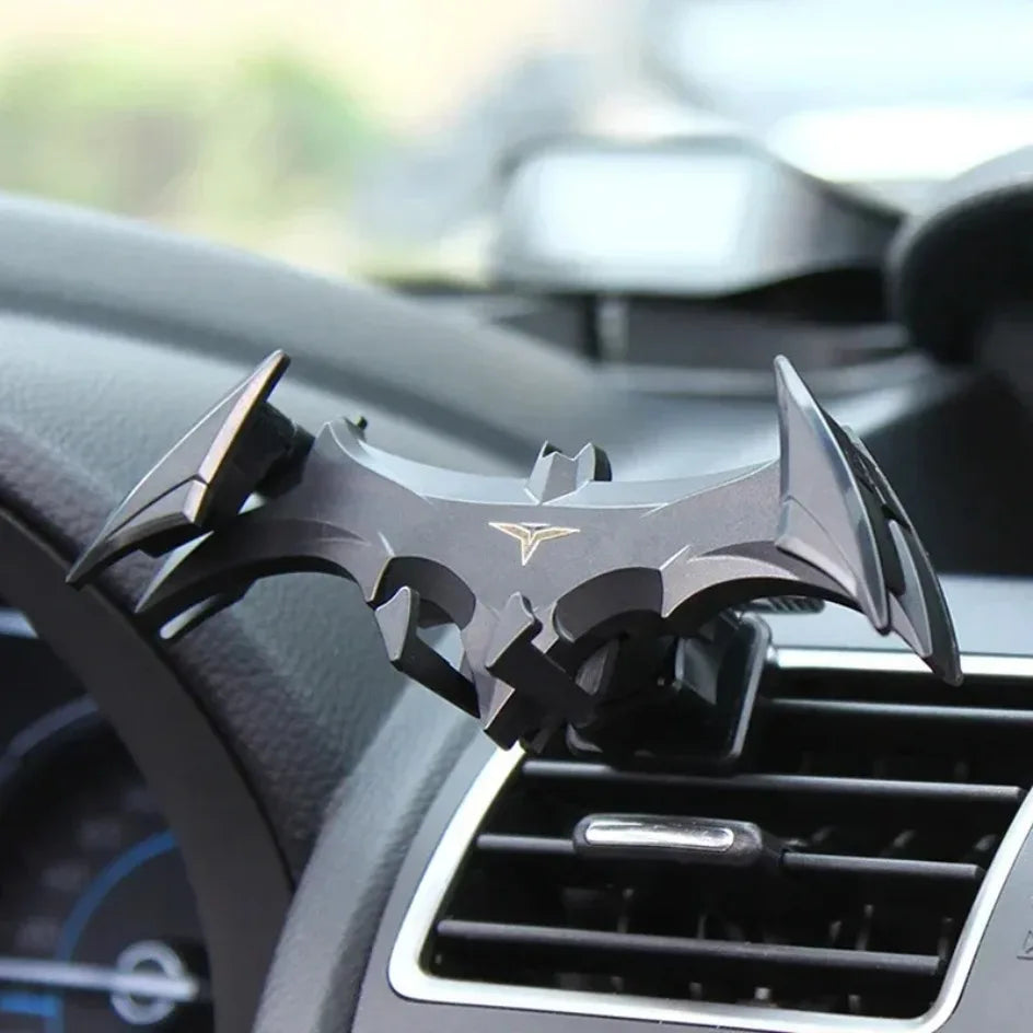 Bat Car Mobile Phone Holder Car Air Outlet Mobile Phone Holder Navigation Support for 4-6.5 Inch Devices Creative Car Interior - Tophatter Daily Deals