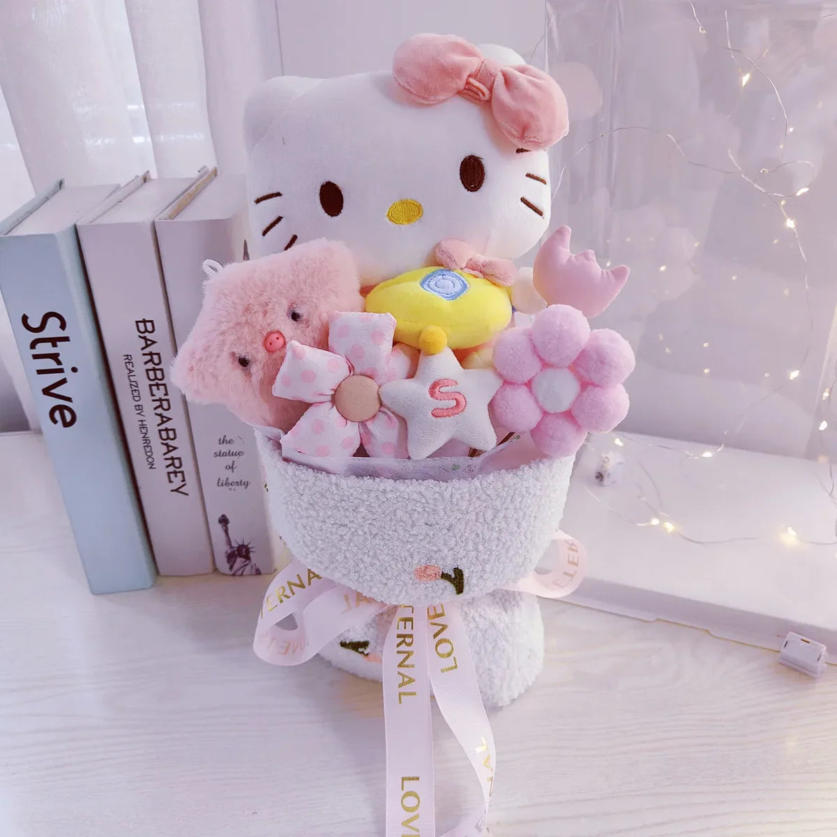 Sanrio Hello Kitty Plush Toy Bouquet Flowers - Tophatter Daily Deals