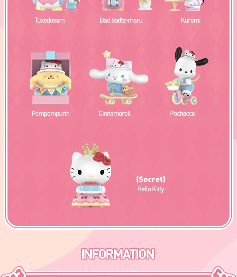 Genuine Pop Mart Sanrio Characters Hello Kitty 50th Anniversary Series Figures Blind Box Anime - Tophatter Daily Deals