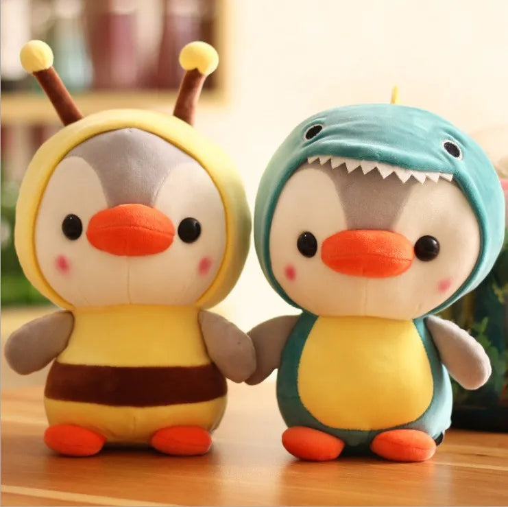 Kawaii Plush Toy Penguin Dinosaur Frog Unicorn Bee Stuffed Animal Animals - Tophatter Daily Deals