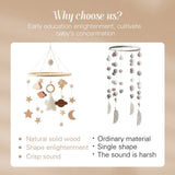 Wooden Baby Mobile With Music Box Newborn Sensory Toys - Tophatter Daily Deals