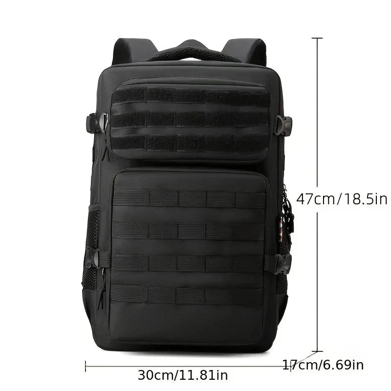 Tactical Backpack Multi-Layer Camping Black Backpacks - Tophatter Daily Deals