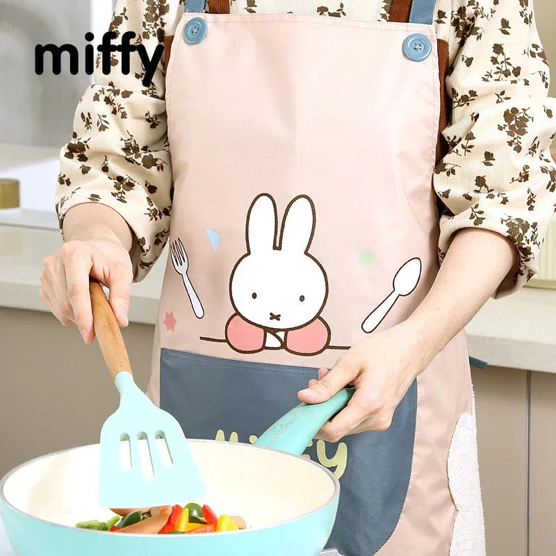 Miffy Waterproof Oil-Proof Apron Animals - Tophatter Daily Deals