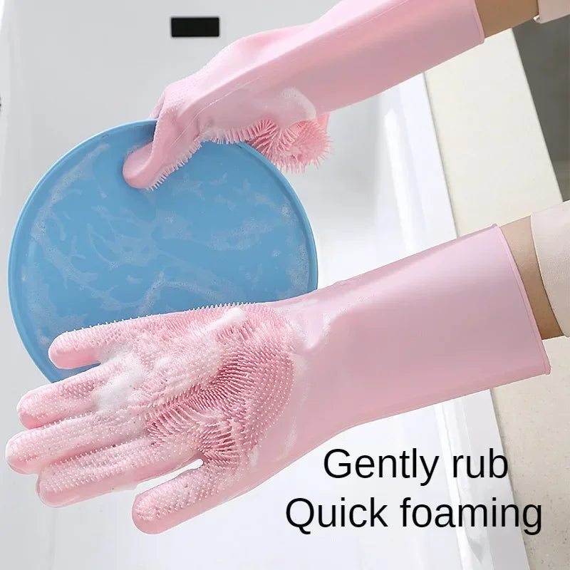 Miffy Silicone Kitchen Washing Up Gloves Animals - Tophatter Daily Deals