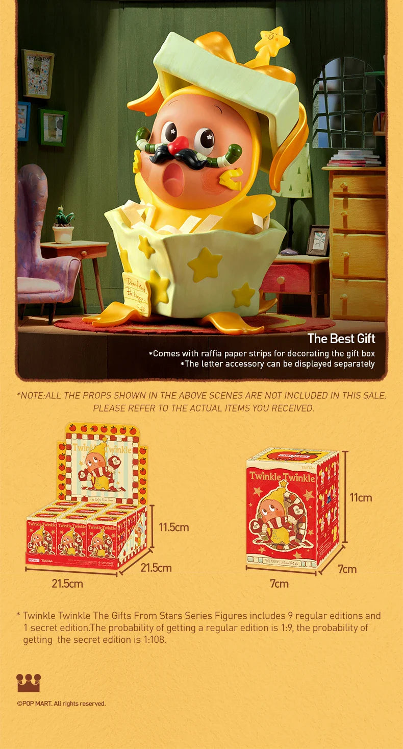 Genuine Pop Mart Twinkle Twinkle The Gifts From Stars Series Figures Blind Box Animals - Tophatter Daily Deals