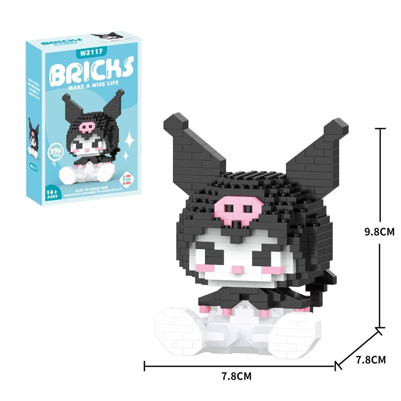 Sanrio Kuromi Lego Building Block Figures Kuromi 2 Anime - Tophatter Daily Deals