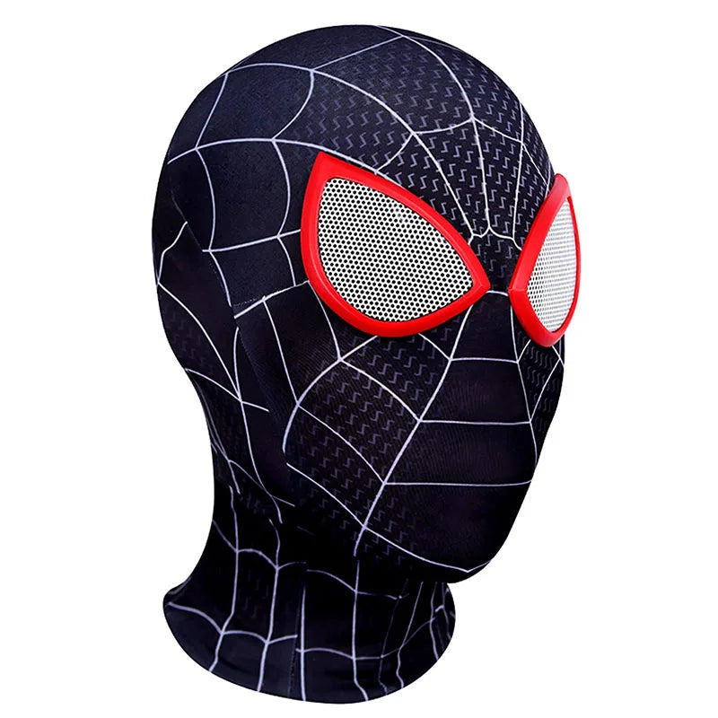 3D Spider-Man Halloween Mask for Adults and Kids, Lightweight Stretchable Superhero Costume Headgear for Cosplay and Parties Costumes & Accessories - Tophatter Daily Deals