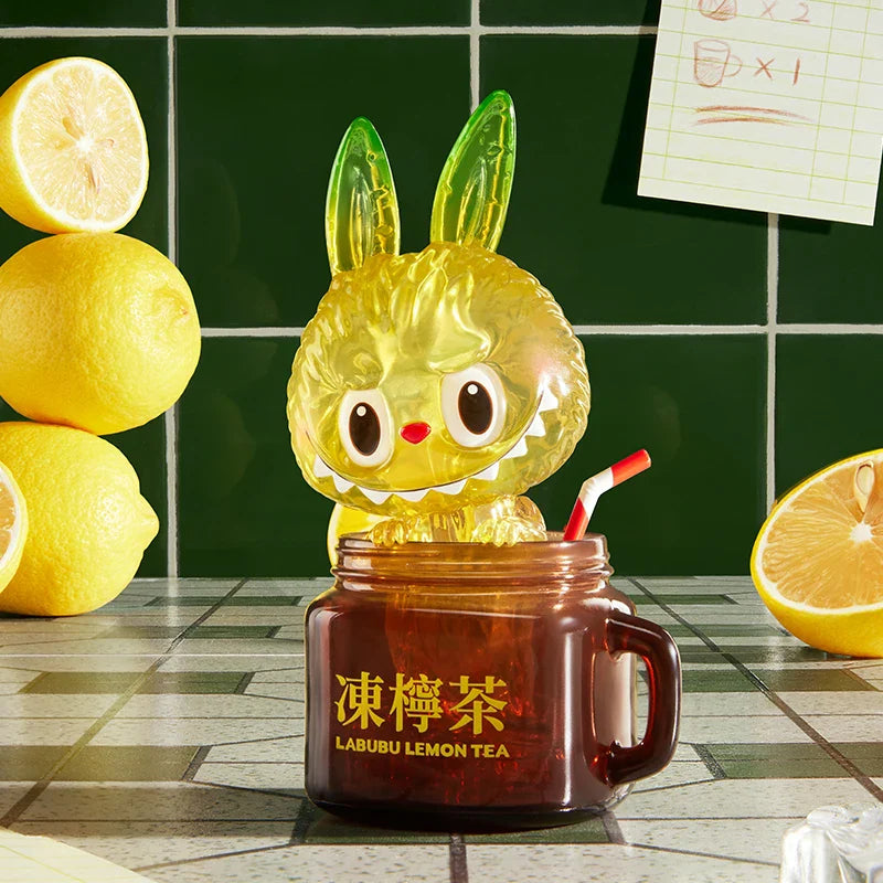 Genuine Pop Mart The Monsters Labubu Lemon Tea Limited Figurine Mythical - Tophatter Daily Deals
