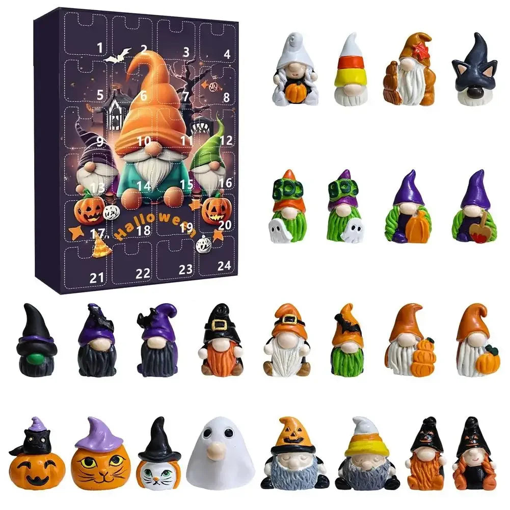 Gnome Advent Calendar Halloween Countdown Decor 2025 - Tophatter Daily Deals