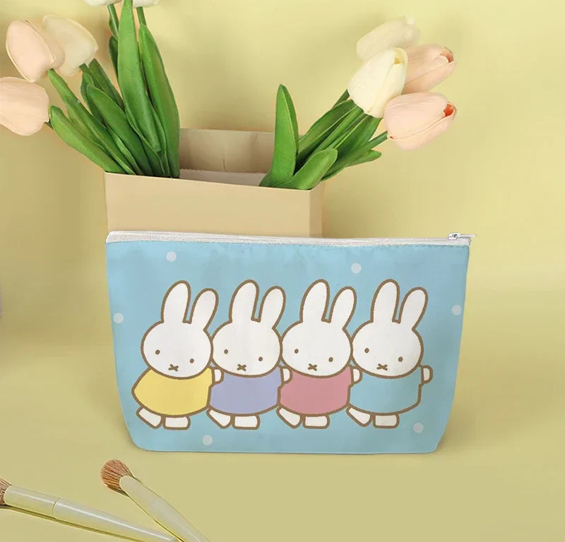 MIffy Makeup Bag Baby Blue Animals - Tophatter Daily Deals