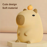 Capybara Silicone Night Light USB Rechargeable Timing Dimming Animals - Tophatter Daily Deals