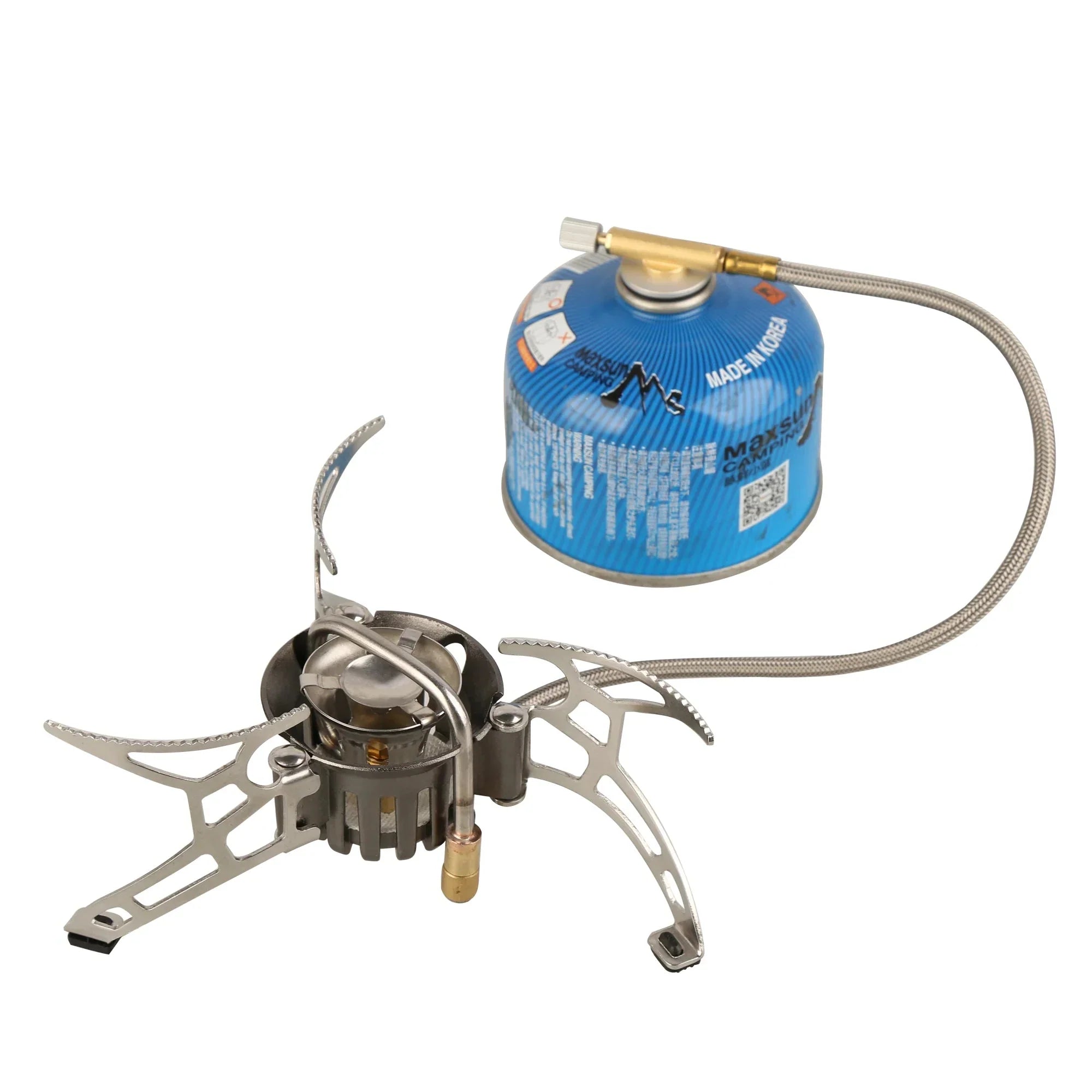1000ml Outdoor Camping Multi-Fuel Stove Silver Camp Cooking - Tophatter Daily Deals