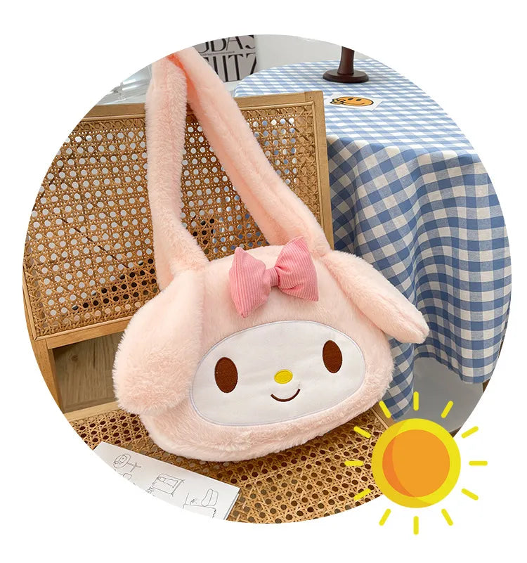 Sanrio Plush Cinnamoroll My Melody Kuromi Tote Shoulder Bag Anime - Tophatter Daily Deals