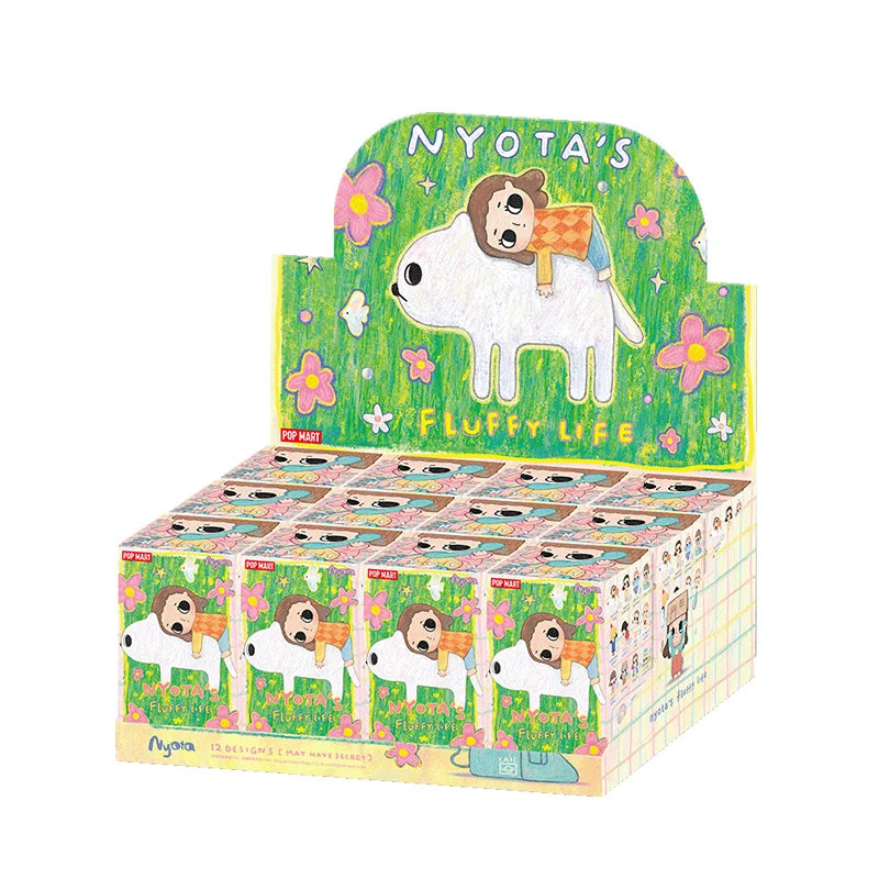 Genuine Pop Mart Nyota's Fluffy Life Series Blind Box Figure Full Set of 12 Boxes Animals - Tophatter Daily Deals
