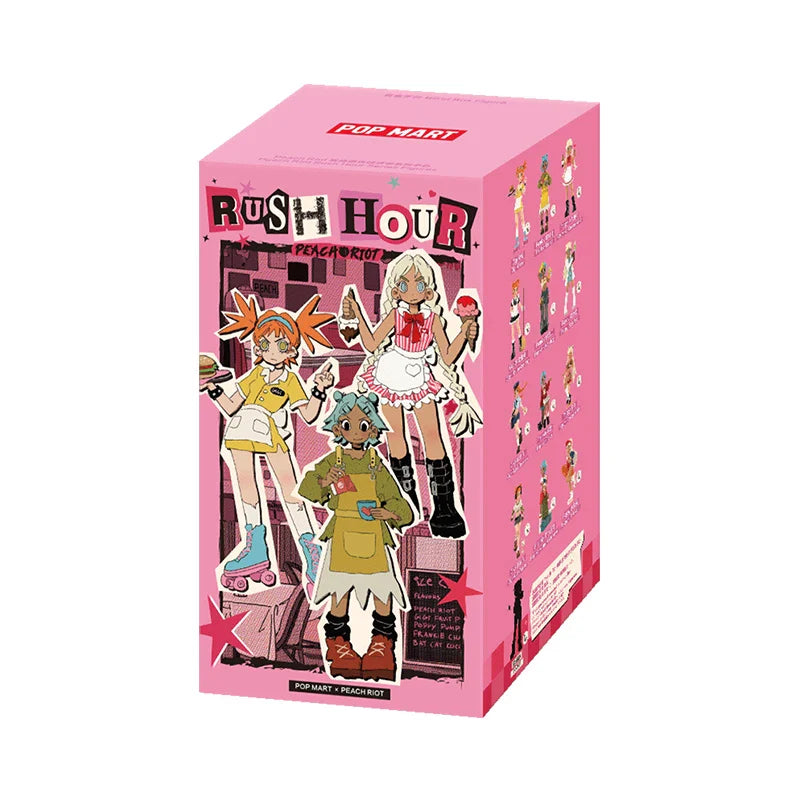 Genuine Pop Mart Peach Riot Rush Hour Series Figures Blind Box 1 Unopened Blind Box Anime - Tophatter Daily Deals