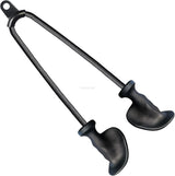Rope Pulldown Attachment Cable Handle Black Fitness - Tophatter Daily Deals