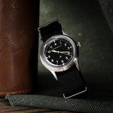 36mm Field Watch Sapphire Crystal VH31 Sweep Quartz - Tophatter Daily Deals