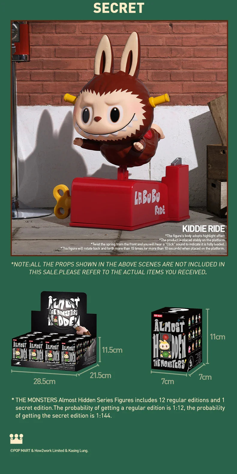 Genuine Pop Mart The Monsters Labubu Almost Hidden Series Mystery Box Figurine Mythical - Tophatter Daily Deals