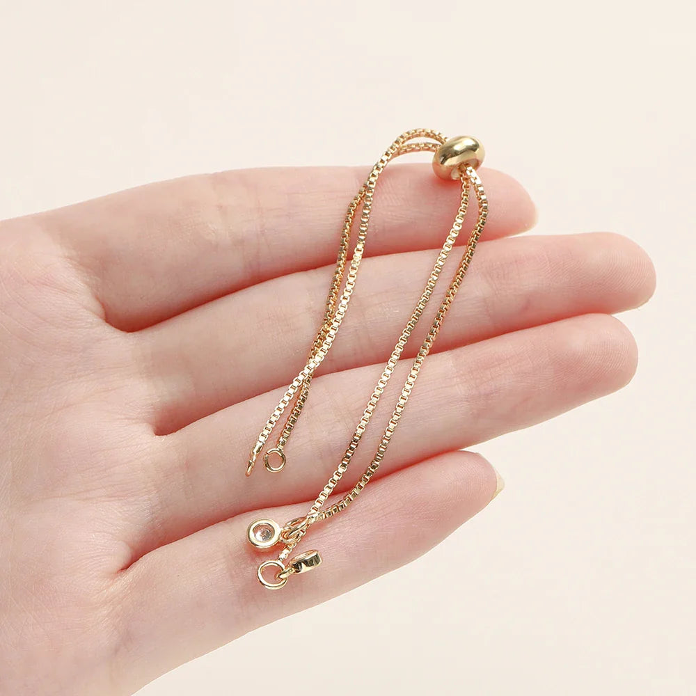 Adjustable Slider Chains For DIY Bracelet Making Accessories - Tophatter Daily Deals