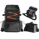 2-in-1 Camera Backpack And Sling Waist Bag Grey Backpacks - Tophatter Daily Deals