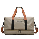 Nylon Travel Gym Duffel Bag Khaki Duffel Bags - Tophatter Daily Deals