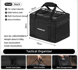 15L Tactical Camping Storage Organizer Black Duffel Bags - Tophatter Daily Deals