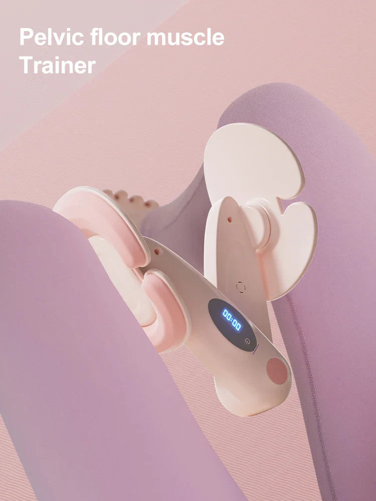 LED Counting Pelvic Floor Leg Clamp Trainer Pink Fitness - Tophatter Daily Deals