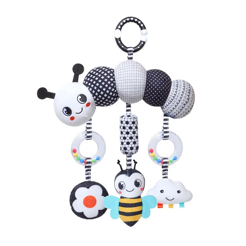 Baby Rattle Stroller Hanging Toy Newborn Sensory Toys Caterpillar - Tophatter Daily Deals