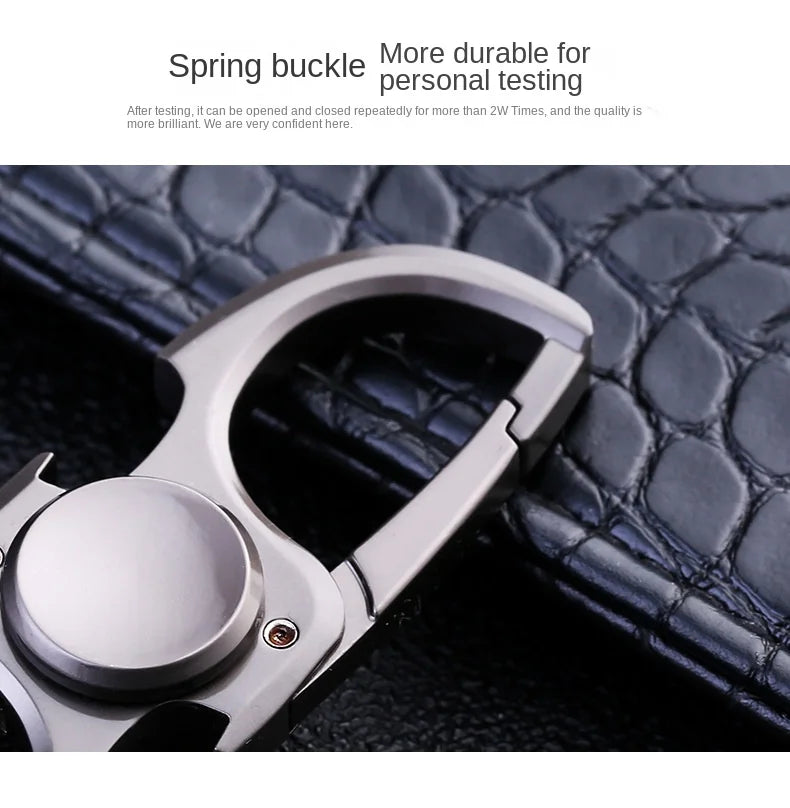 Fidget Spinner Keychain Stainless Steel EDC Gift 2025 - Tophatter Daily Deals