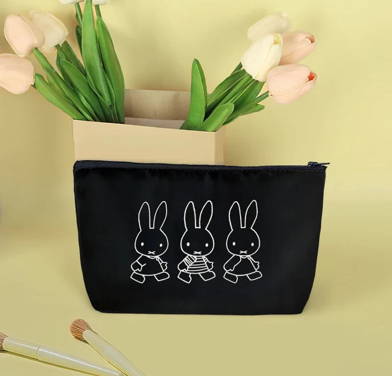 MIffy Makeup Bag Black Animals - Tophatter Daily Deals