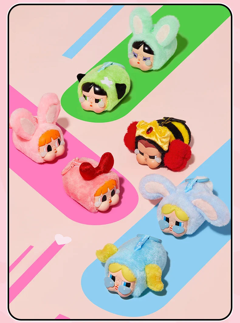 Genuine Pop Mart × Powerpuff Girls Series - Vinyl Face Plush Blind Box Flowers - Tophatter Daily Deals