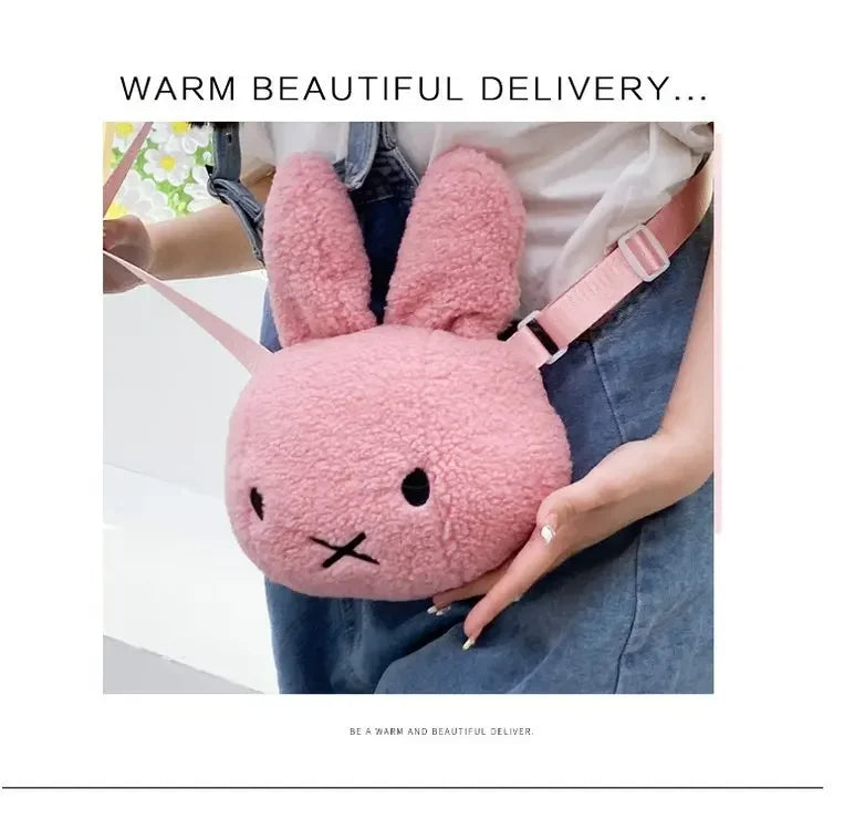 Miffy Plush Crossbody Bag Pink Animals - Tophatter Daily Deals