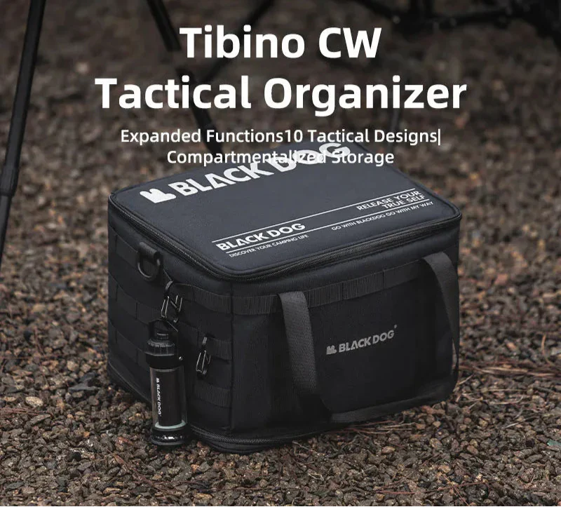 15L Tactical Camping Storage Organizer Black Duffel Bags - Tophatter Daily Deals